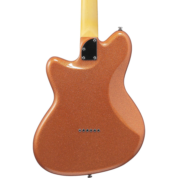 Yvette Young YY20 Solidbody Electric Guitar, Right, Orange Cream Sparkle