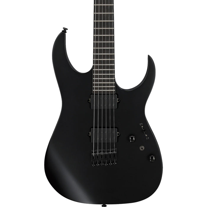 Iron Label RGRTB621 6-String Solidbody Electric Guitar, Right-Handed, Black Flat