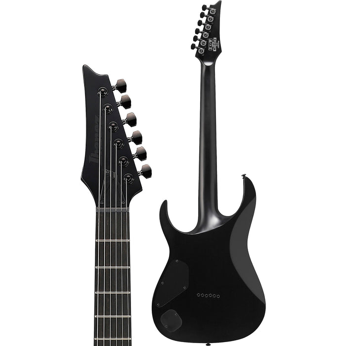 Iron Label RGRTB621 6-String Solidbody Electric Guitar, Right-Handed, Black Flat