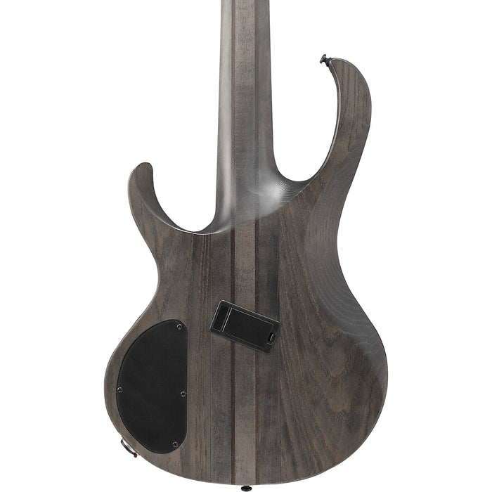 BTB805MS 5-String Multiscale Solidbody Bass Guitar, Right, Transparent Gray Flat