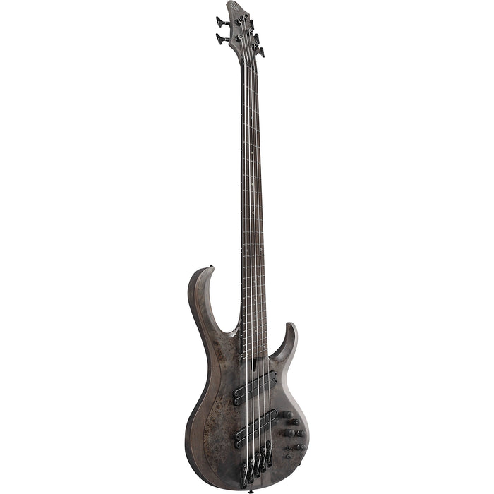 BTB805MS 5-String Multiscale Solidbody Bass Guitar, Right, Transparent Gray Flat