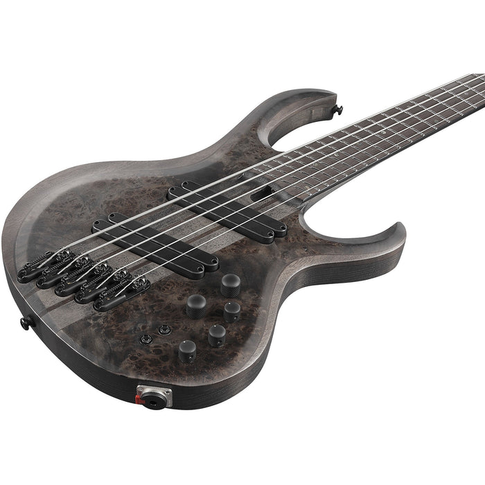 BTB805MS 5-String Multiscale Solidbody Bass Guitar, Right, Transparent Gray Flat