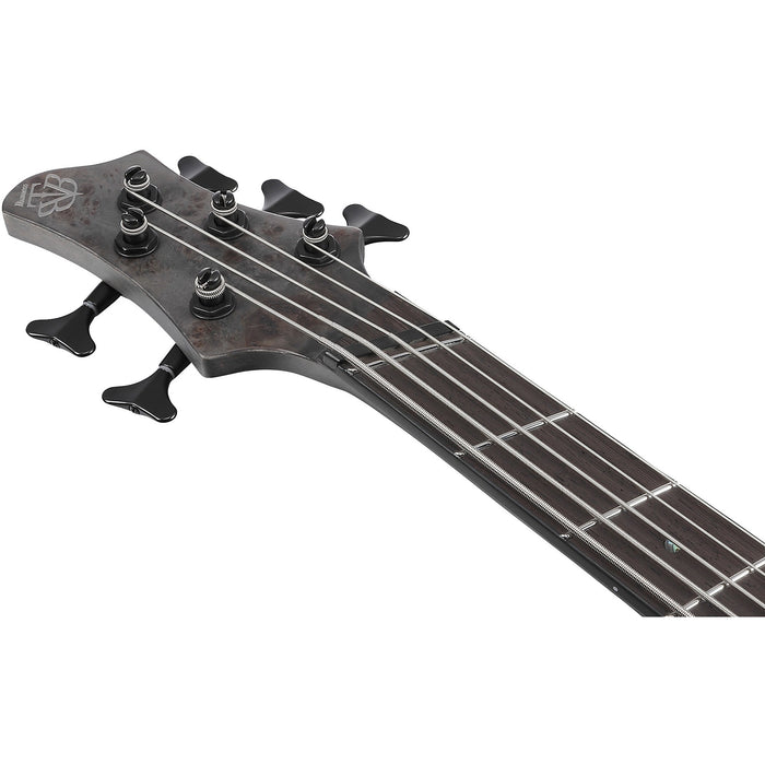 BTB805MS 5-String Multiscale Solidbody Bass Guitar, Right, Transparent Gray Flat