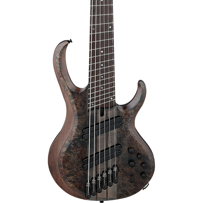 BTB806MS 6-String Multi-Scale Solidbody Bass Guitar, Right, Transparent Gray Flat