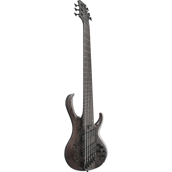 BTB806MS 6-String Multi-Scale Solidbody Bass Guitar, Right, Transparent Gray Flat