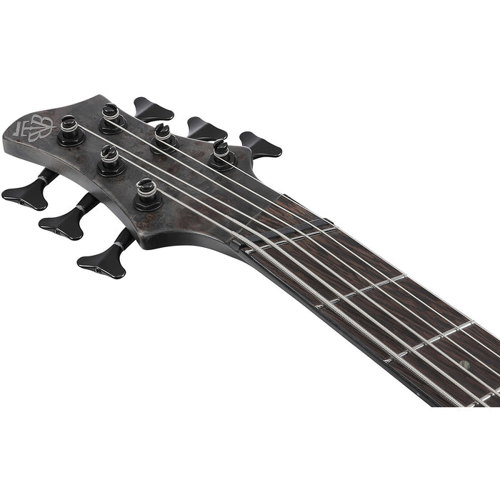 BTB806MS 6-String Multi-Scale Solidbody Bass Guitar, Right, Transparent Gray Flat