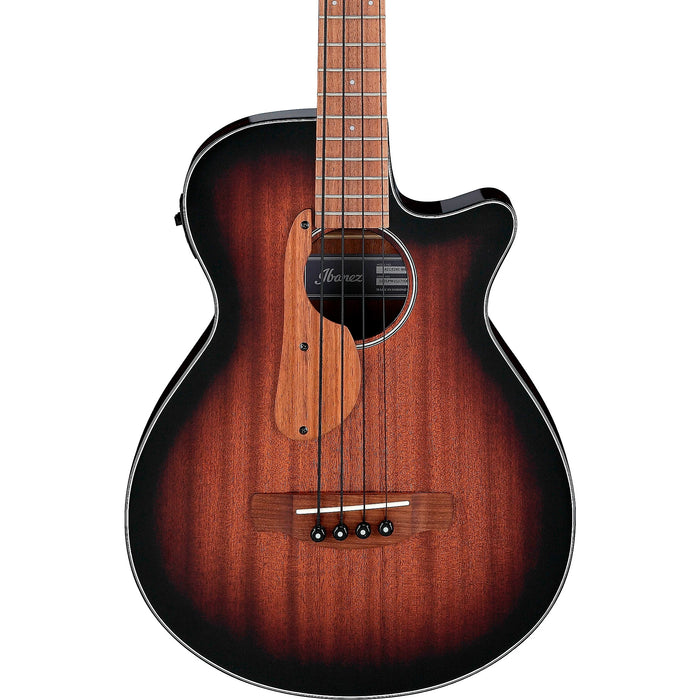 AEGB24E 4-String Acoustic Bass Guitar with Walnut Fretboard, Right-Handed