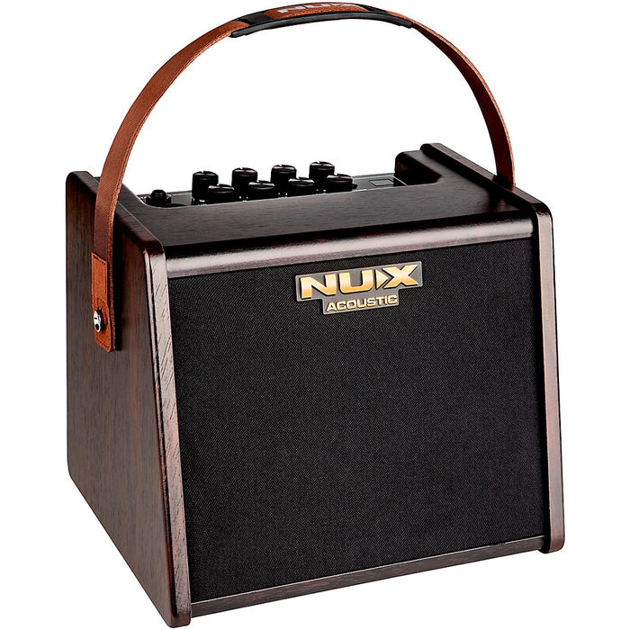 NUX Stageman AC-25 Portable Acoustic Amplifier with Modeling Preamps and Bluetooth