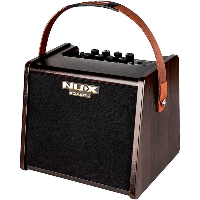 NUX Stageman AC-25 Portable Acoustic Amplifier with Modeling Preamps and Bluetooth