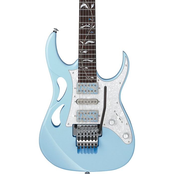 Steve Vai Signature PIA3761C Solidbody Electric Guitar, Right, Blue Powder