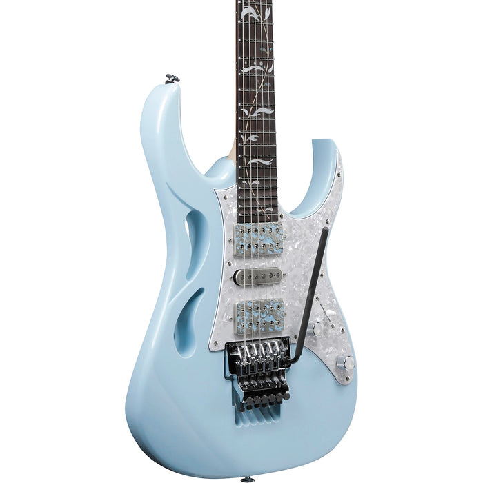 Steve Vai Signature PIA3761C Solidbody Electric Guitar, Right, Blue Powder