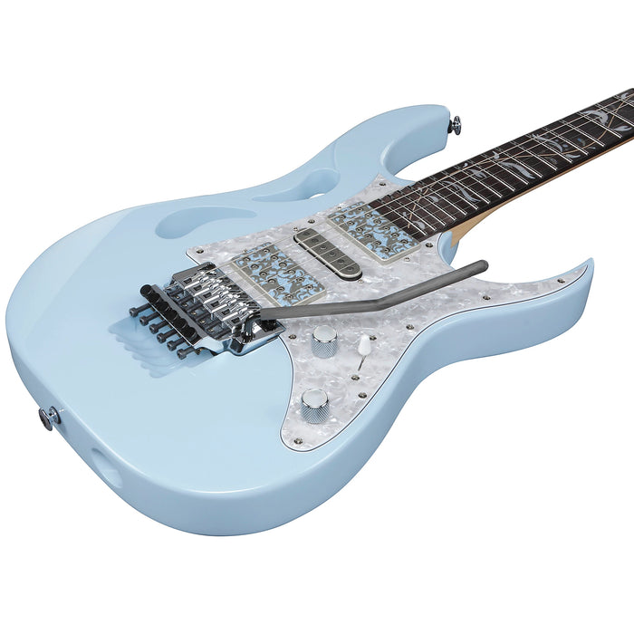 Steve Vai Signature PIA3761C Solidbody Electric Guitar, Right, Blue Powder