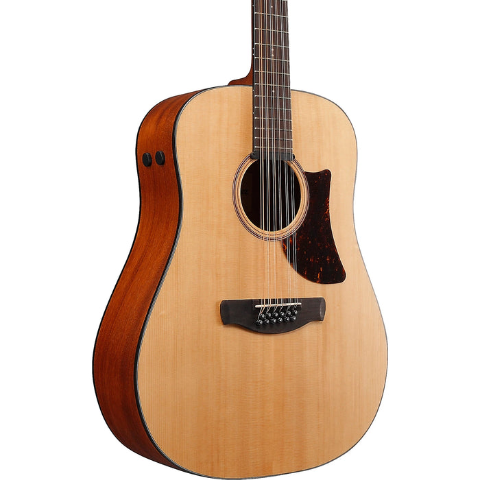 AAD1012E 12-String Acoustic Electric Guitar, Right-Handed, Open Pore Natural