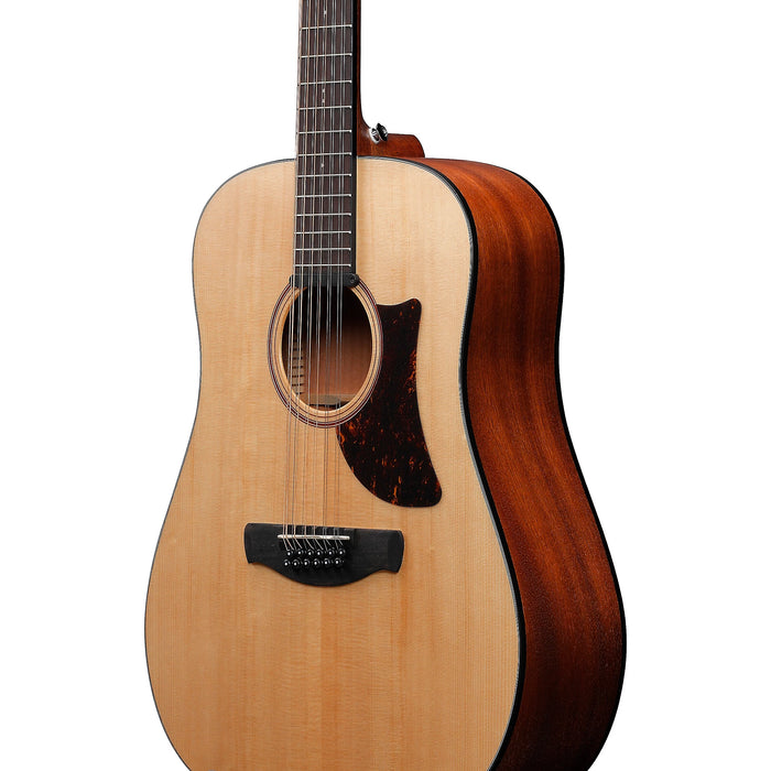 AAD1012E 12-String Acoustic Electric Guitar, Right-Handed, Open Pore Natural