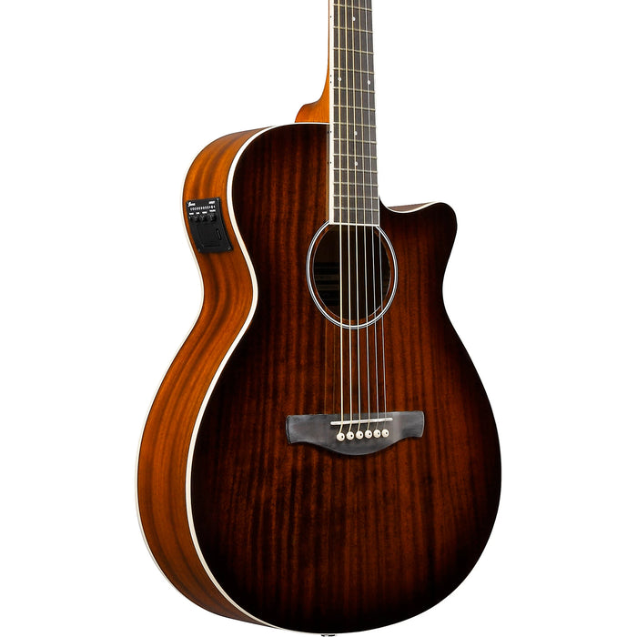 AEG7MH 6-String Acoustic Electric Guitar with On-Board Tuner, Right-Handed