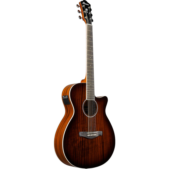 AEG7MH 6-String Acoustic Electric Guitar with On-Board Tuner, Right-Handed