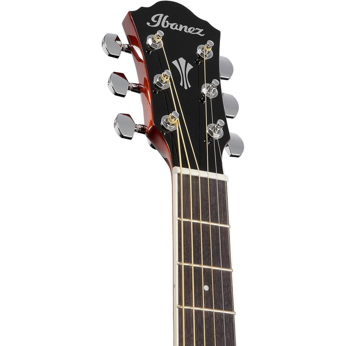 AEG7MH 6-String Acoustic Electric Guitar with On-Board Tuner, Right-Handed