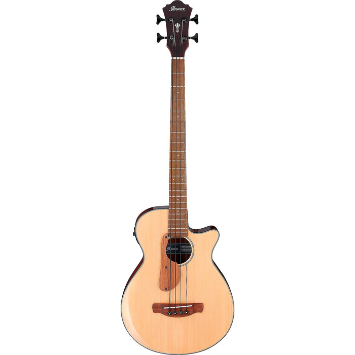 AEGB30E 4-String Acoustic Bass Guitar, Right-Handed, Natural High Gloss Top