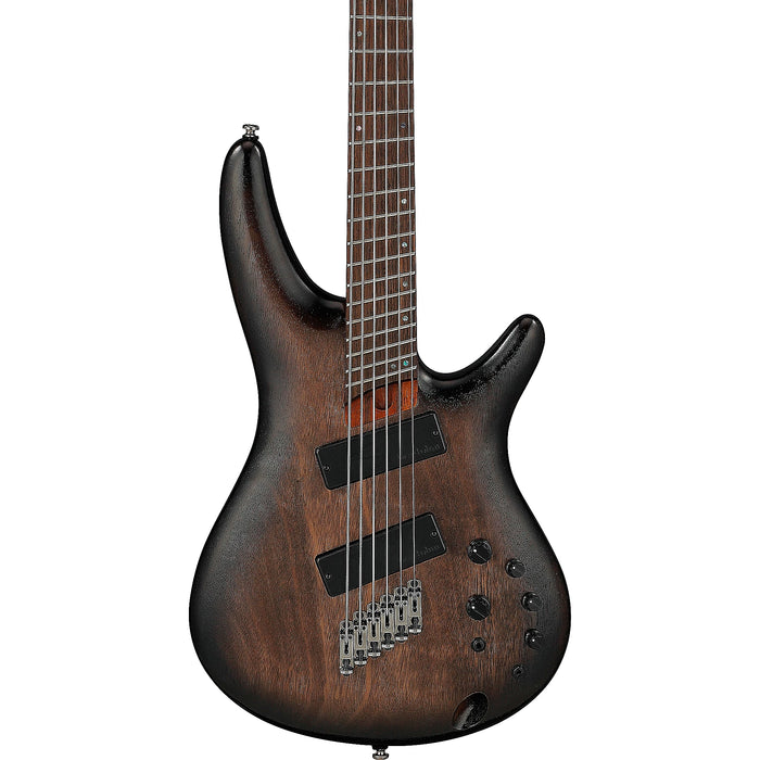 SRC6MS 6-String Multiscale Bass Guitar, Right, Black Stainless Burst Low Gloss