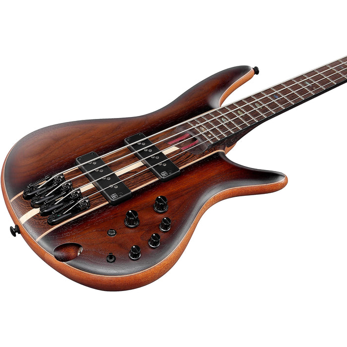 Premium SR1350B 4-String Solidbody Bass Guitar, Right, Dual Mocha Burst Flat