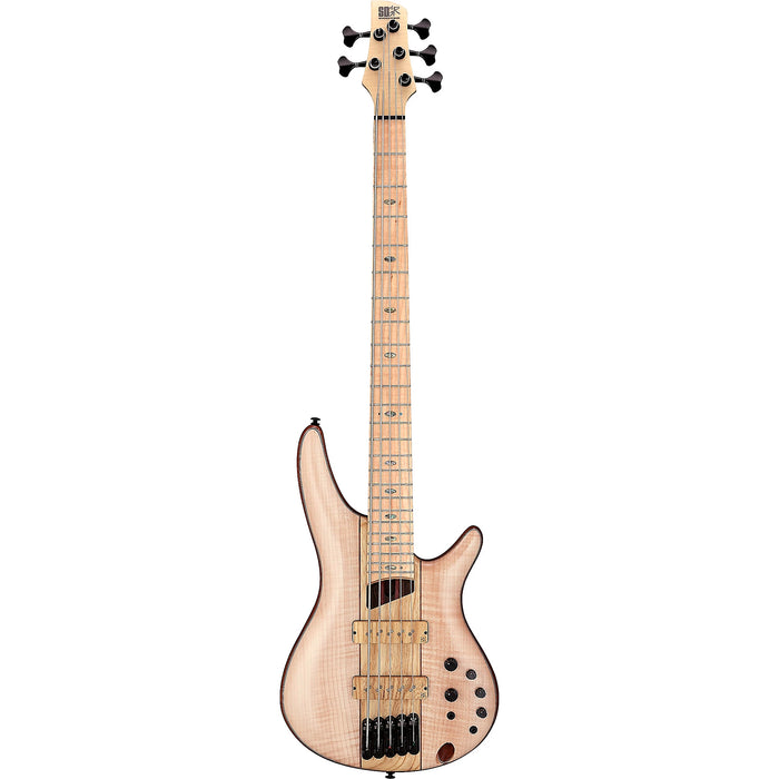 SR Premium SR5FMDX2 5-String Solidbody Bass Guitar, Right, Natural Low Gloss