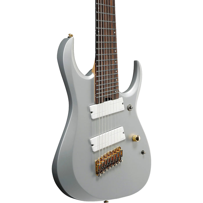 RGDMS8 8-String Multi-Scale Electric Guitar, Right - Classic Silver Matte