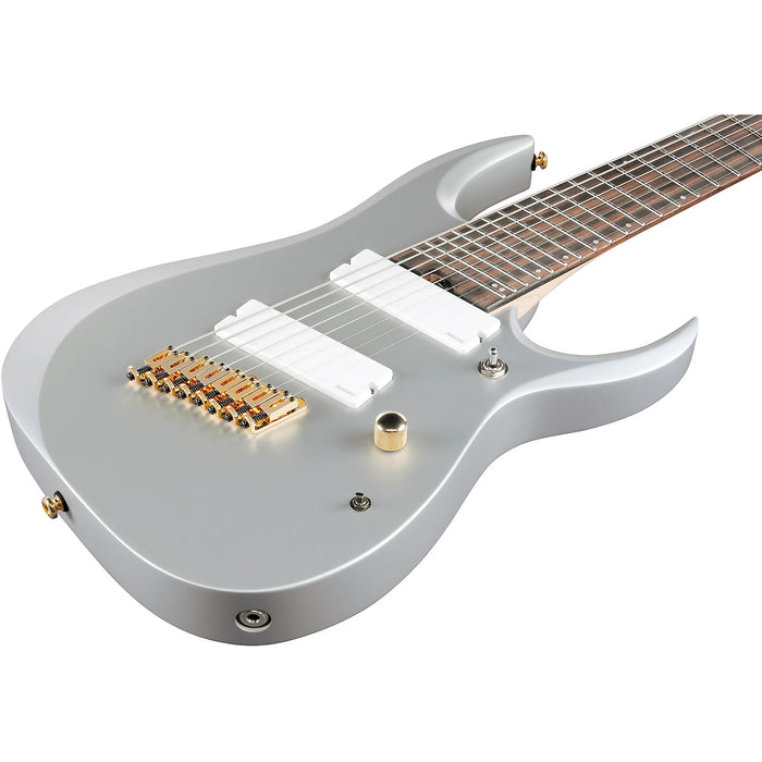 RGDMS8 8-String Multi-Scale Electric Guitar, Right - Classic Silver Matte