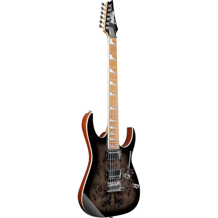 GRG220PA1 Solidbody Electric Guitar, Right, Transparent Brown Black Burst