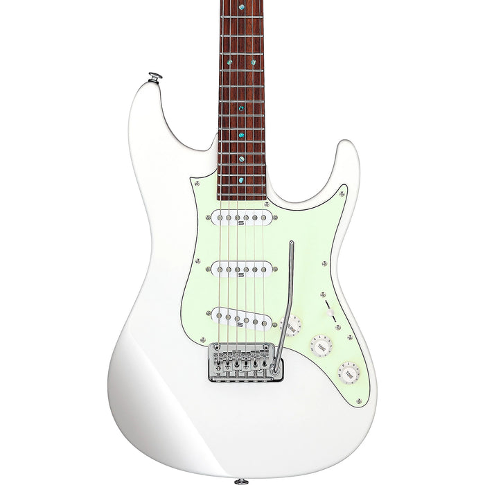 LM1L 6-String Solidbody Electric Guitar, Right-Handed, Luna White