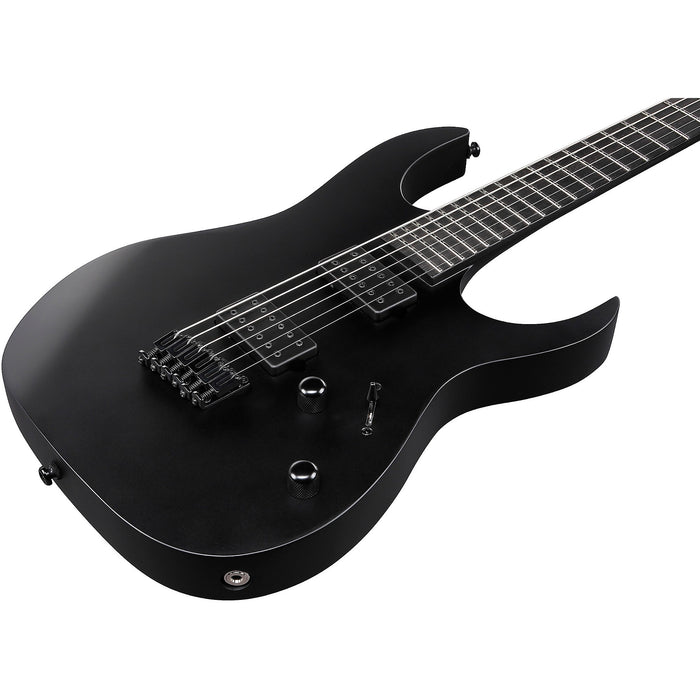 Baritone RGRTBB21 6-String Solidbody Electric Guitar, Right - Black Flat