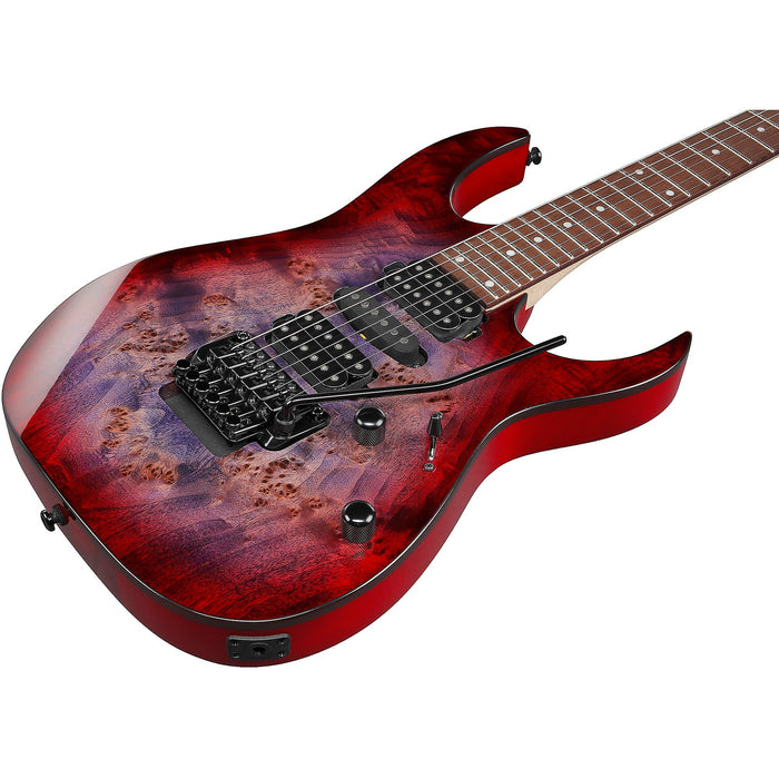 RG Standard RG470PB 6-String Solidbody Electric Guitar, Right, Red Eclipse Burst