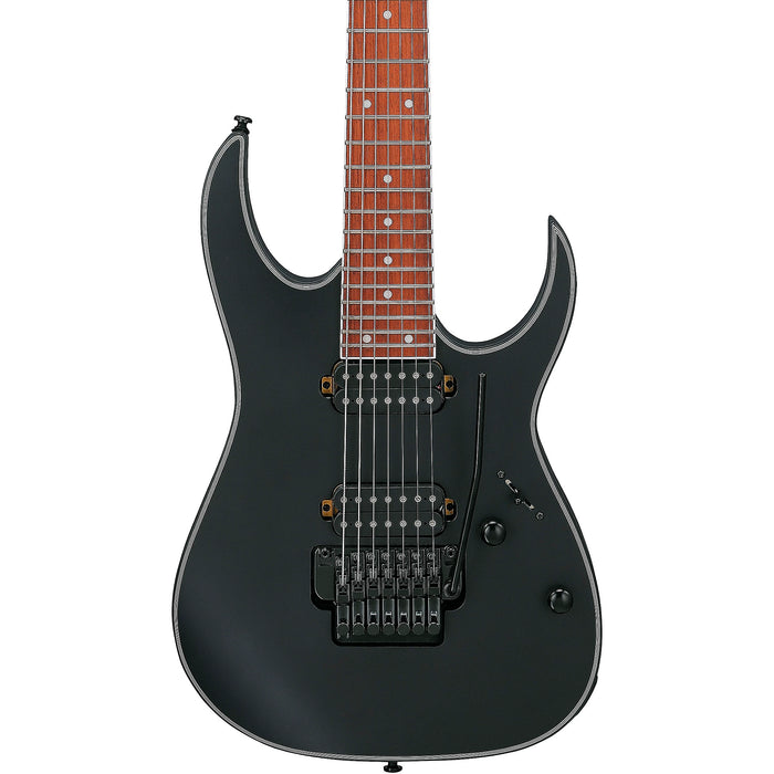 RG Standard RG7420EX 7-String Solidbody Electric Guitar, Right, Black Flat