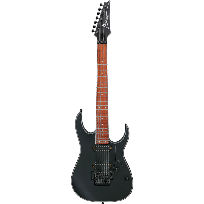 RG Standard RG7420EX 7-String Solidbody Electric Guitar, Right, Black Flat