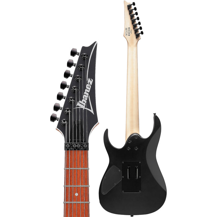 RG Standard RG7420EX 7-String Solidbody Electric Guitar, Right, Black Flat