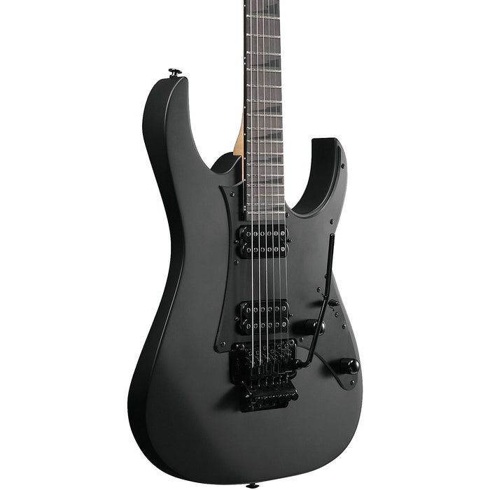 RG Gio GRGR330EX 6-String Solidbody Electric Guitar, Right-Hand, Black Flat