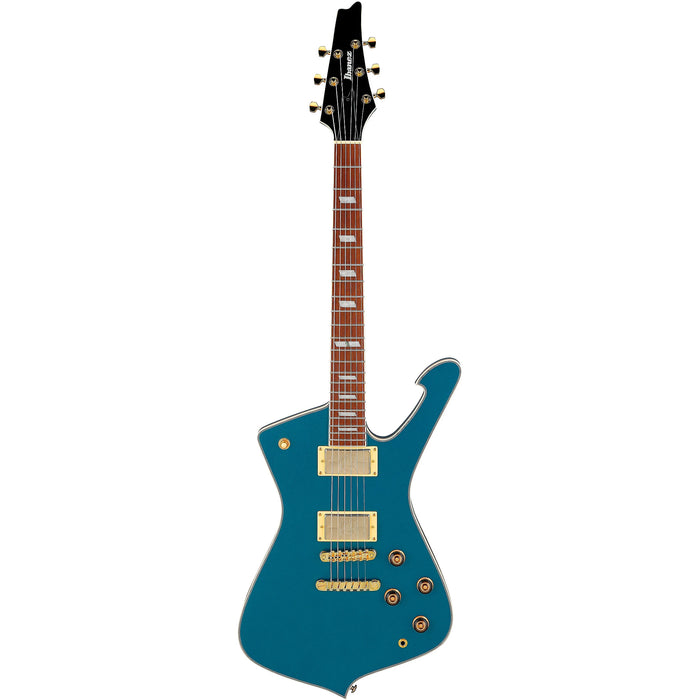 Iceman Standard IC420 Solidbody Electric Guitar, Right, Antique Blue Metallic