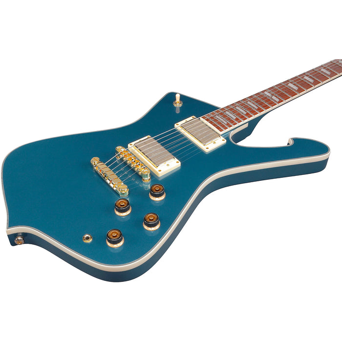 Iceman Standard IC420 Solidbody Electric Guitar, Right, Antique Blue Metallic