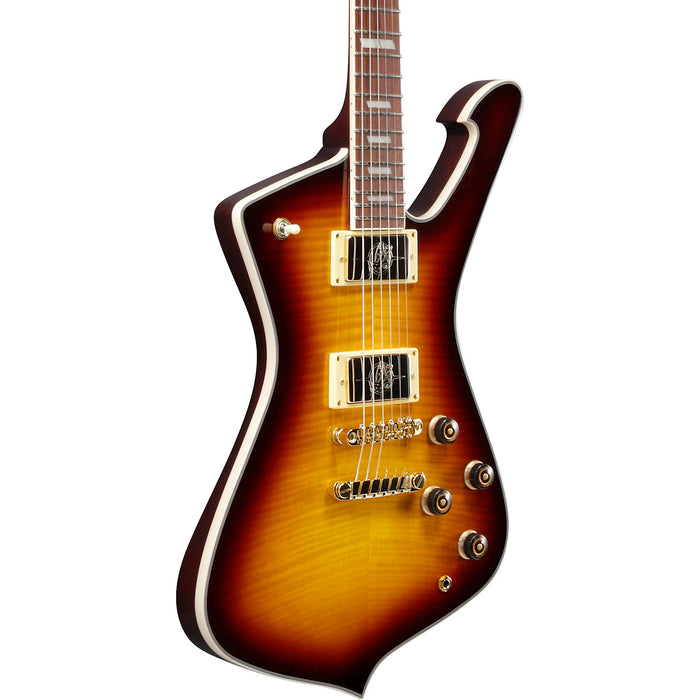 Iceman Standard IC420FM Solidbody Electric Guitar, Right, Violin Sunburst