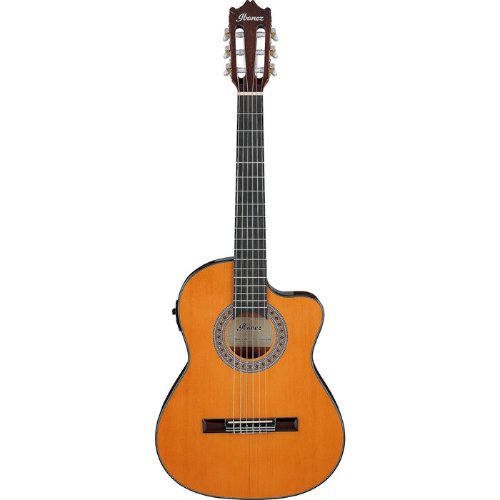 GA5TCE3Q 6-String Acoustic Guitar with On-Board Tuner, Right, Amber High Gloss