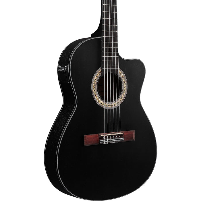 GA5MHTCE 6-String Acoustic Electric Guitar, Right, Weathered Black Open Pore