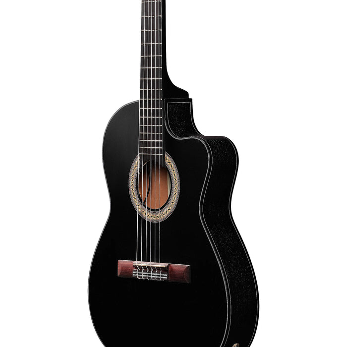 GA5MHTCE 6-String Acoustic Electric Guitar, Right, Weathered Black Open Pore