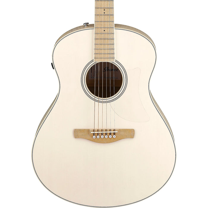 AAM370E 6-String Acoustic Electric Guitar, Right-Handed, Open Pore Antique White