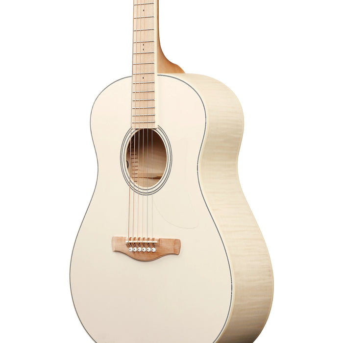 AAM370E 6-String Acoustic Electric Guitar, Right-Handed, Open Pore Antique White