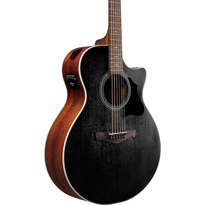 AE140 6-String Acoustic Electric Guitar, Right-Handed, Weathered Black