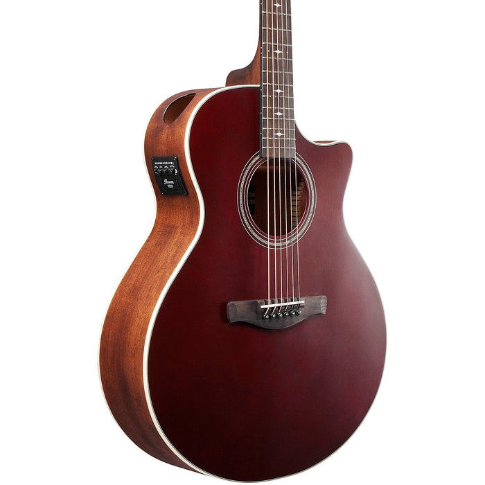 AE100 6-String Acoustic Electric Guitar with On-Board Tuner, Right-Handed