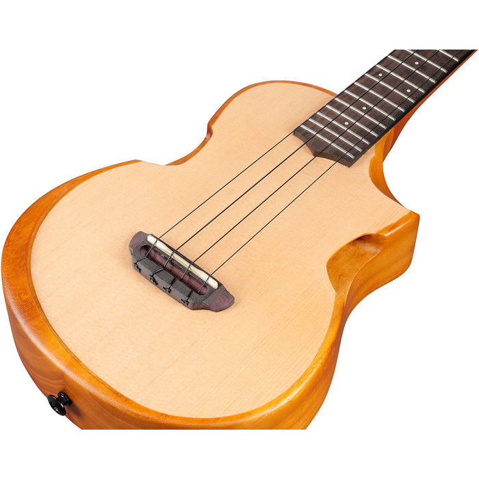 AUT10 4-String Chambered Acoustic Guitar, Right-Handed, Open Pore Natural