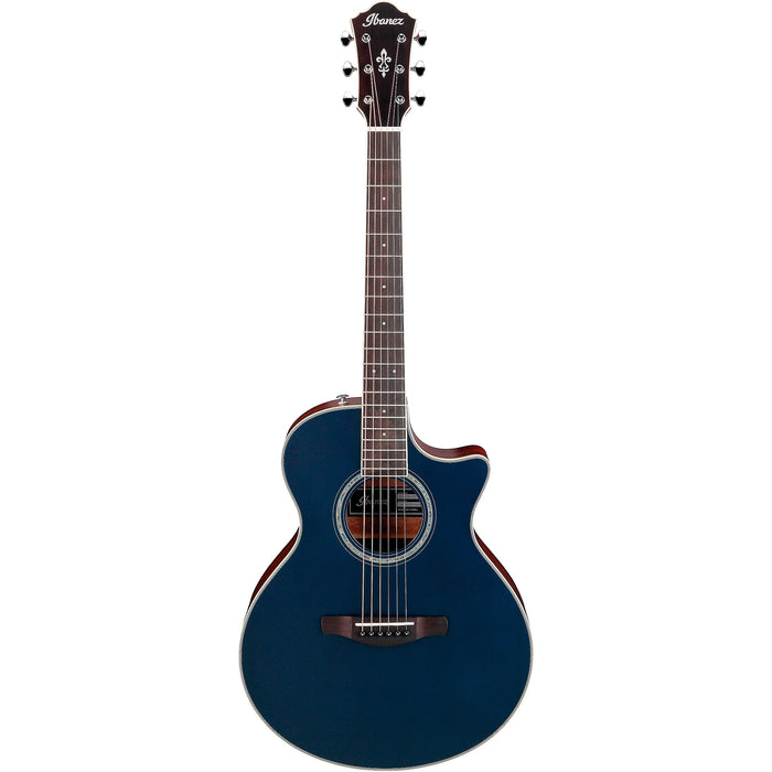 AE200JR 6-String Acoustic Electric Guitar, Right-Handed, Dark Tide Blue Flat