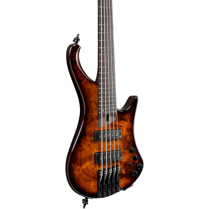 EHB1505S 5-String Headless Bass Guitar, Right, Dragon Eye Burst Low Gloss