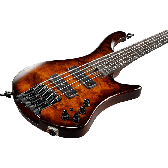 EHB1505S 5-String Headless Bass Guitar, Right, Dragon Eye Burst Low Gloss