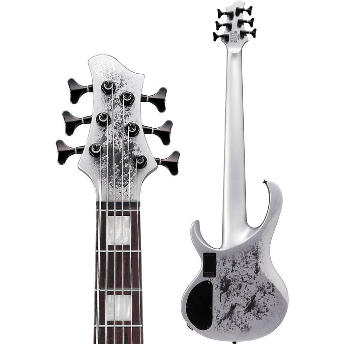 Standard BTB25TH6 6-String Solidbody Bass Guitar, Right, Silver Blizzard Matte